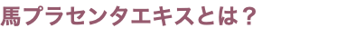 馬プラセンタエキスとは？